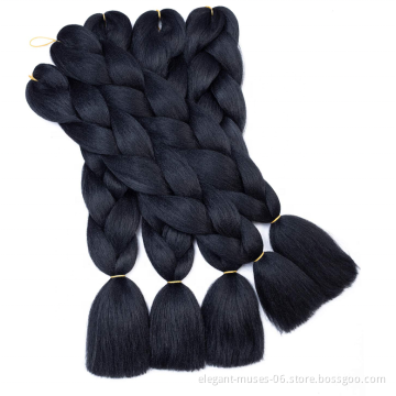 fast shipping best wholesale ombre pression braids for African Ombre expression crochet jumbo braid synthetic braiding hair